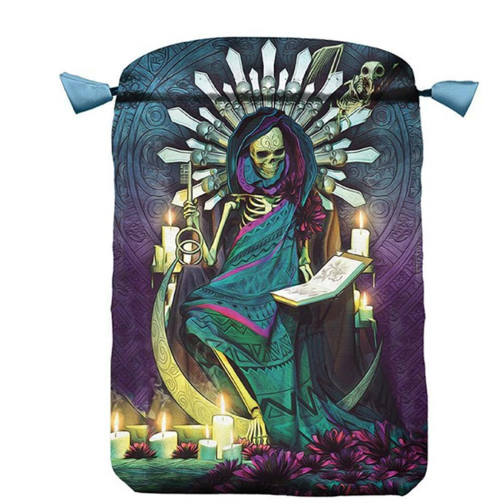 Santa Muerte Satin Bag for Tarot Cards Lo Scarabeo Lo Scarabeo