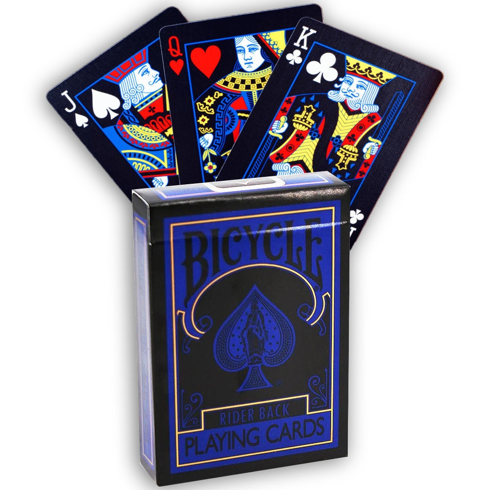 Bicycle Rider Back Reverse Cards Deck (Blue & Black) Bicycle