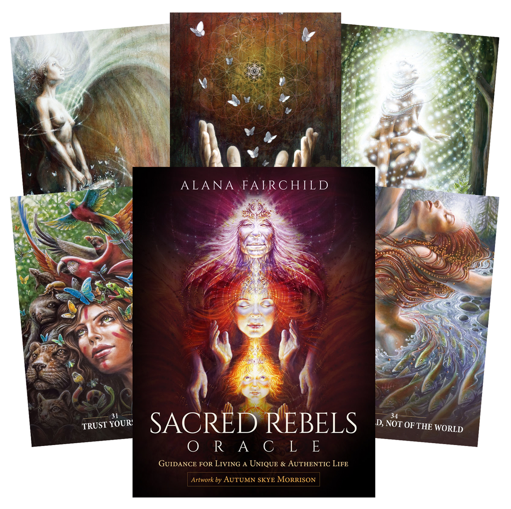Sacred Rebels Borderless Oracle cards Blue Angel Blue Angel