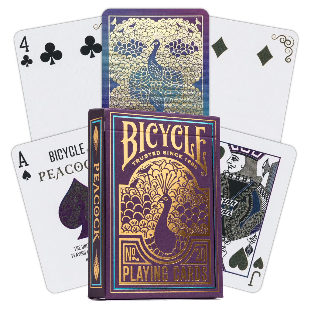 Bicycle Peacock Purple No 20 Playing Cards Bicycle