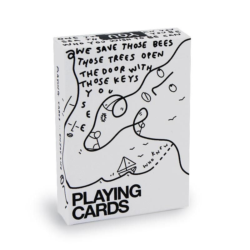 Shantell Martin Whitney White Theory11 playing cards Theory 11