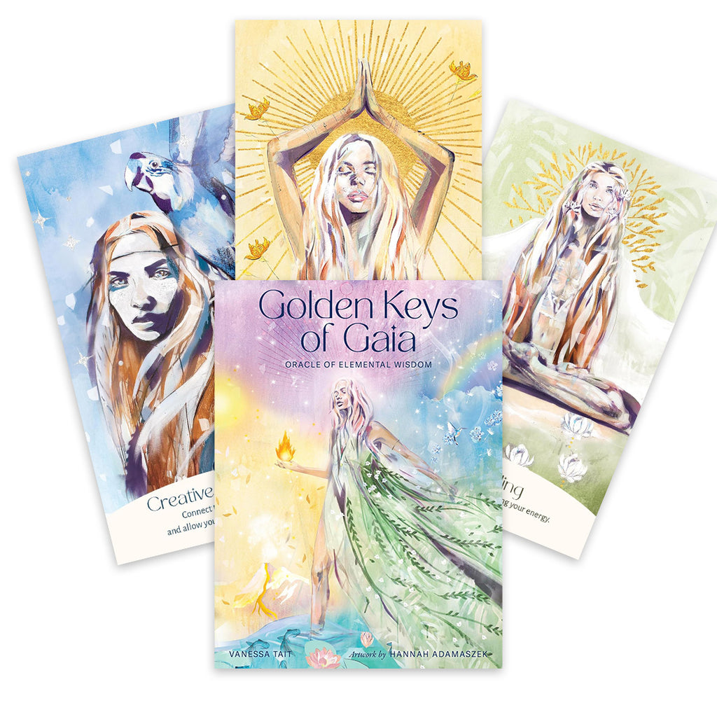 Golden Keys of Gaia: Oracle of Elemental Wisdom cards Blue Angel Blue Angel