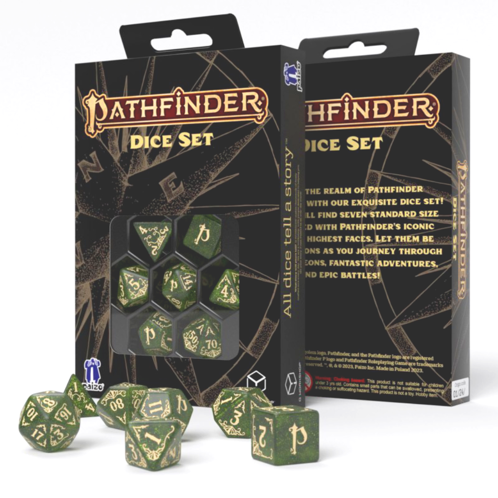 Pathfinder Dice Set Arcadia Q-workshop Q-Workshop