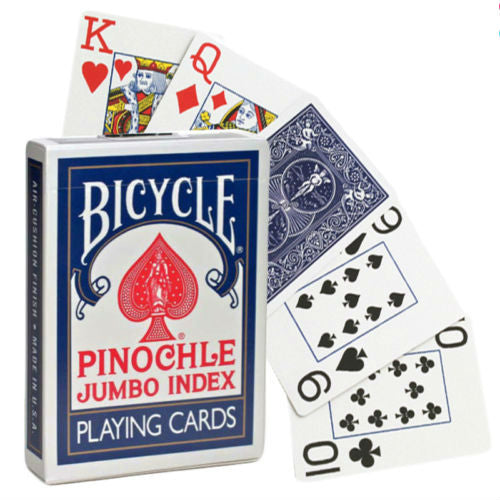 Bicycle Pinochle Jumbo cards (Blue) Bicycle