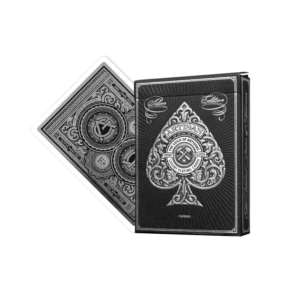 Artisan Playing Cards Silver Edition Theory11 Theory 11