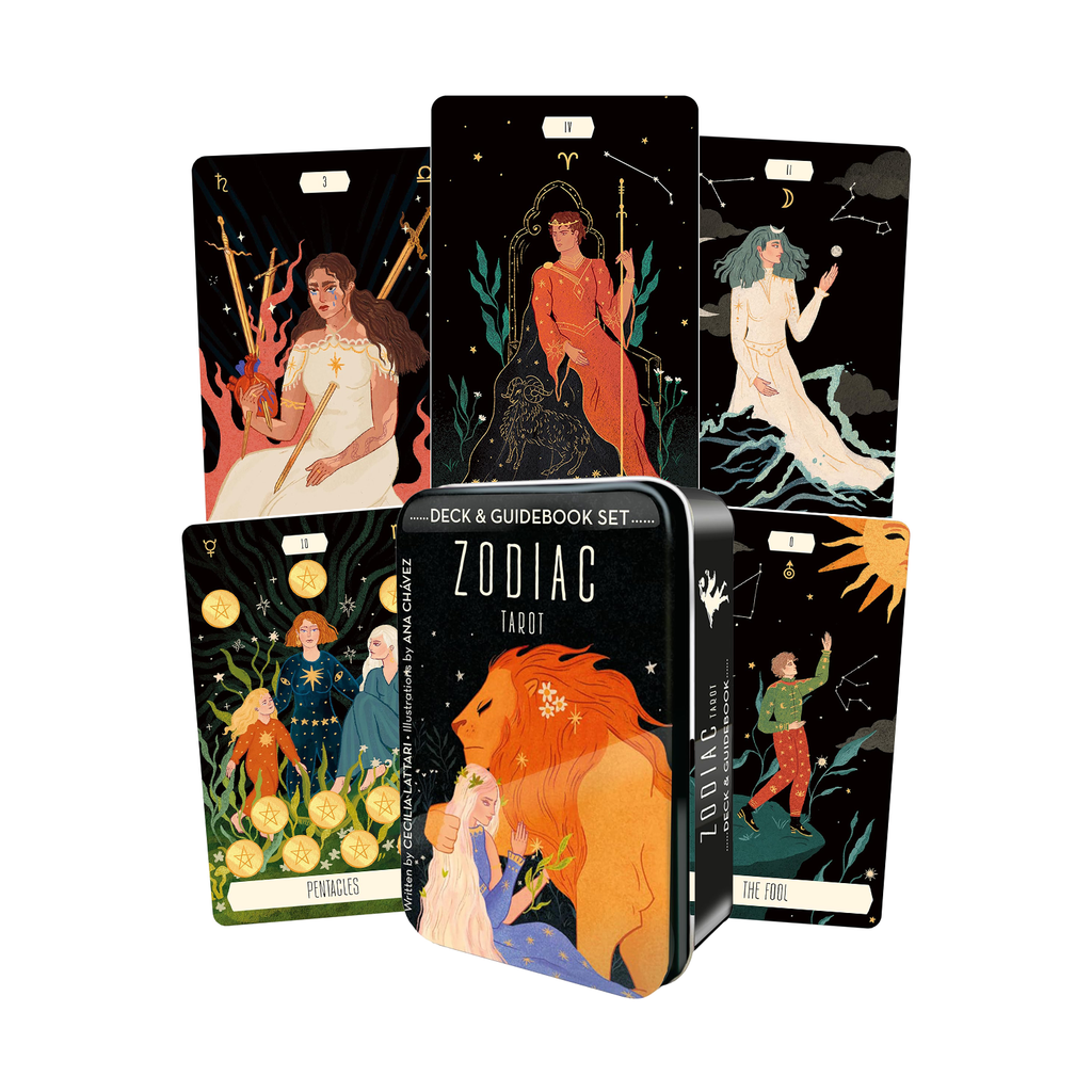 Zodiac Tarot Cards Deck and Booklet In A Tin US Games Systems US Games Systems