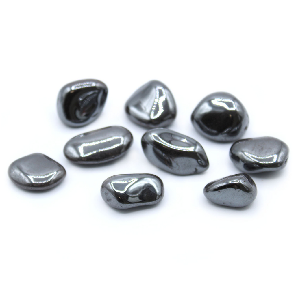 Medium Tumble Stones - Hematite B grade (24x) Ancient Wisdom Ancient Wisdom