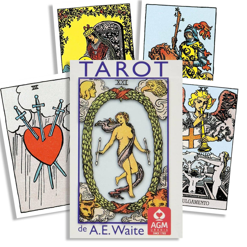 Tarot de A.E. Waite Pocket Blue Edition Portuguese AGM AGM