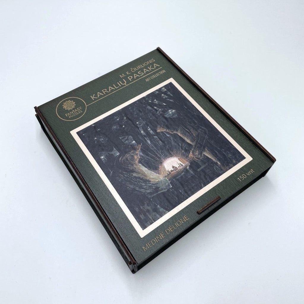 M.K. Čiurlionis Fairy Tale of the Kings (Karalių pasaka) Wooden Puzzle xL size (700 pieces) Fantasy Puzzles Fantasy Puzzles