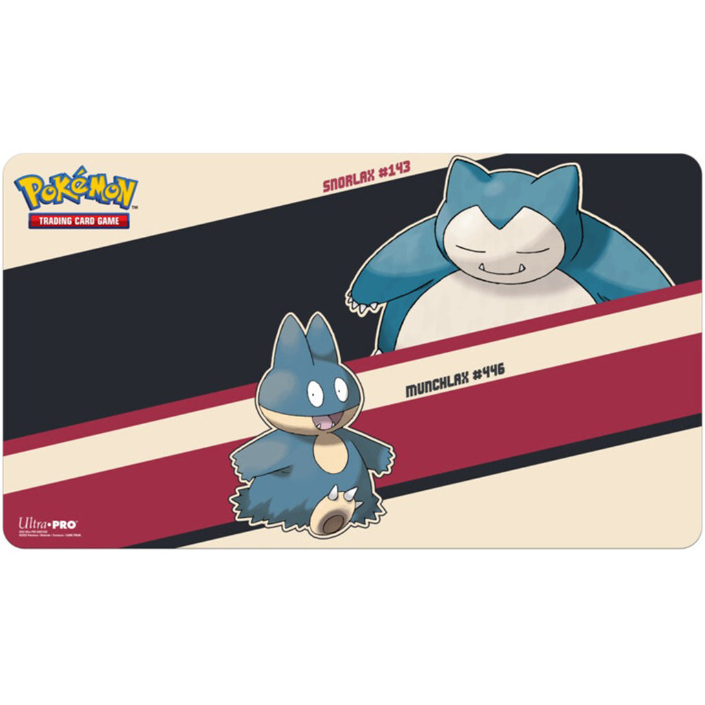 Snorlax and Munchlax Standard Gaming Playmat Mousepad for Pokémon Ultra Pro Ultra PRO
