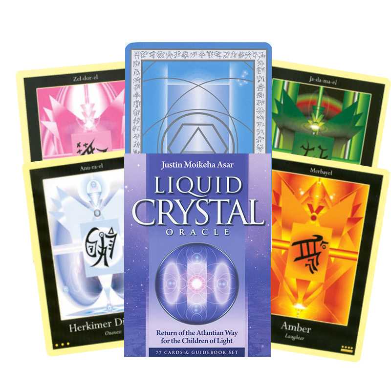 Liquid Crystal Oracle Cards Blue Angel Blue Angel