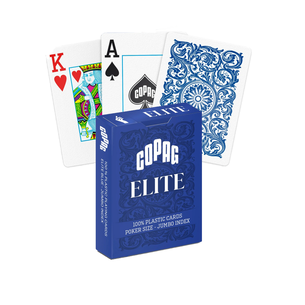 1546 Elite Poker size Jumbo index playing cards (blue) Copag Copag