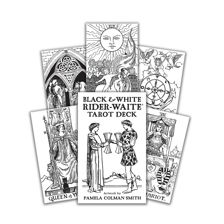 Minor defect Black & White Rider-Waite Tarot Cards US Games Systems US Games Systems