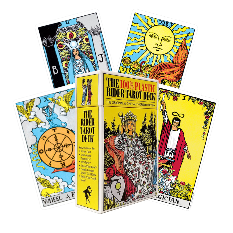 The 100 percent Plastic Rider Tarot Cards Deck US Games Systems US Games Systems