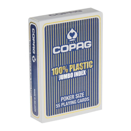 Copag 2 Corner Jumbo index playing cards blue Copag