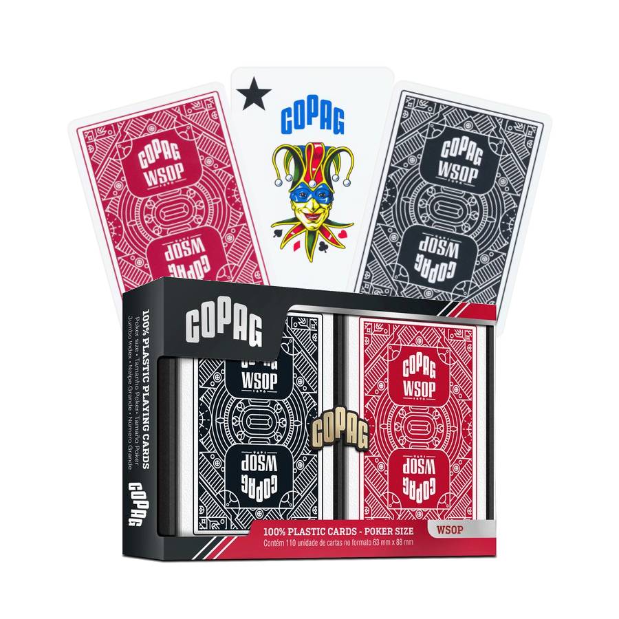 Copag Wsop Jumbo Index Double Plastic playing cards Copag