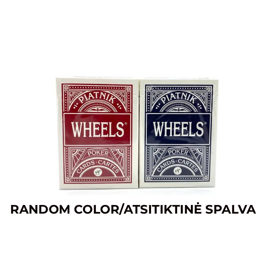 Piatnik Wheels Poker Cards Deck 1 pc. (red or blue)