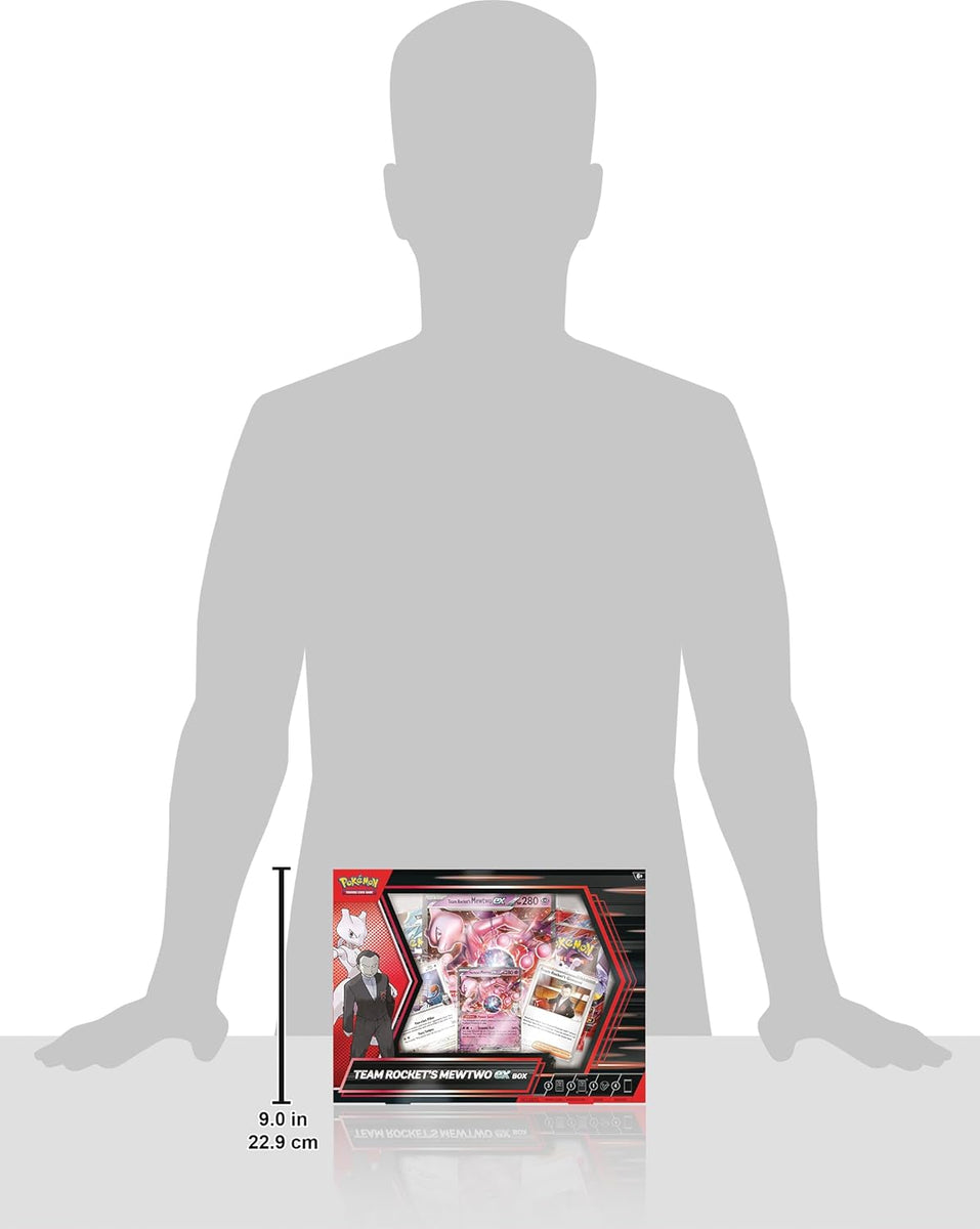 Pokemon Destined Rivals: Team Rocket's Mewtwo ex Collection Box (4 Pack ...