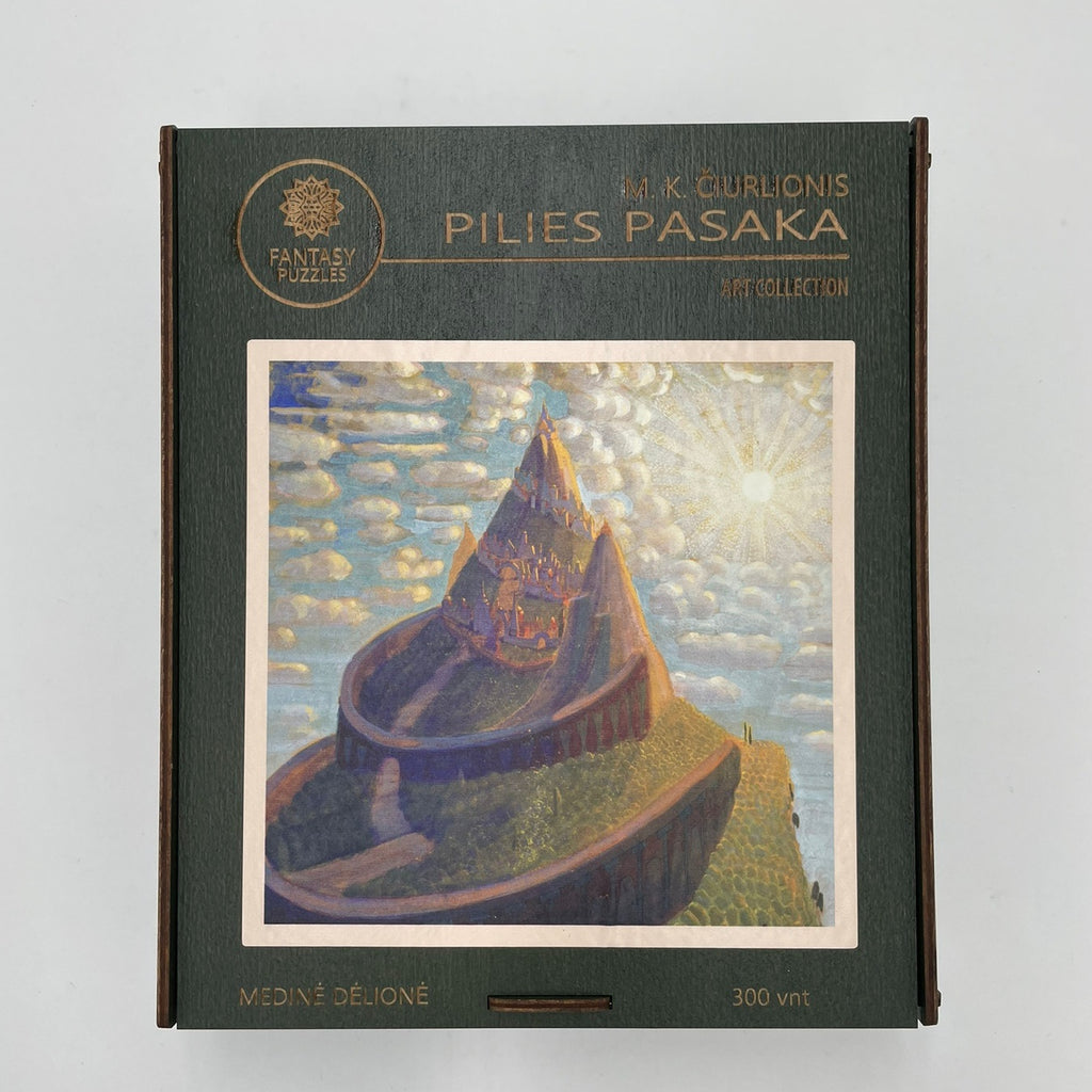 M.K. Čiurlionis the Tale of the Castle (Pilies Pasaka) Wooden Puzzle M size (150 pieces) Fantasy Puzzles Fantasy Puzzles