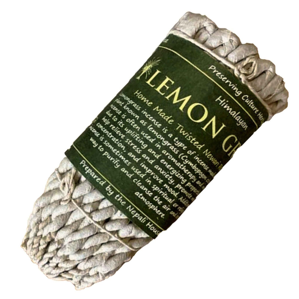 Pure Herbs Lemongrass Rope Incense Nepali Rope Nepali Rope