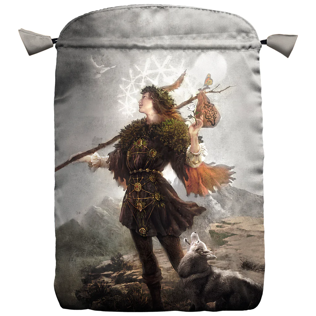 Heaven and Eath Satin Bag for Tarot Cards Lo Scarabeo Lo Scarabeo