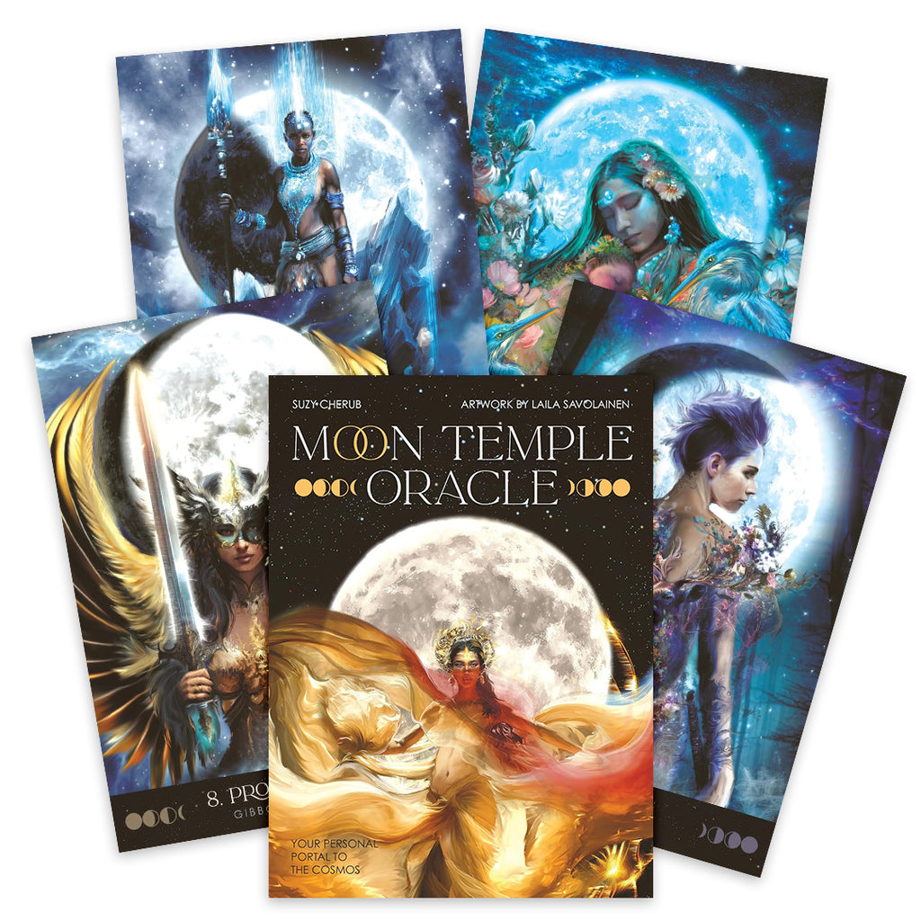 Moon Temple Oracle: Your Personal Path to the Cosmos Oracle cards Blue Angel Blue Angel