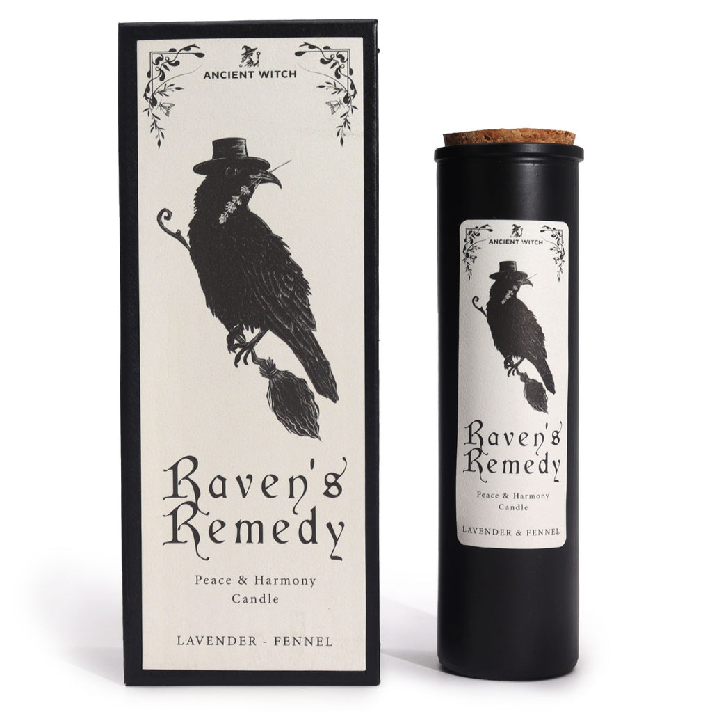 Raven's Remedy Candle (Lavender & Fennel Scent) Ancient Witch Ancient Witch