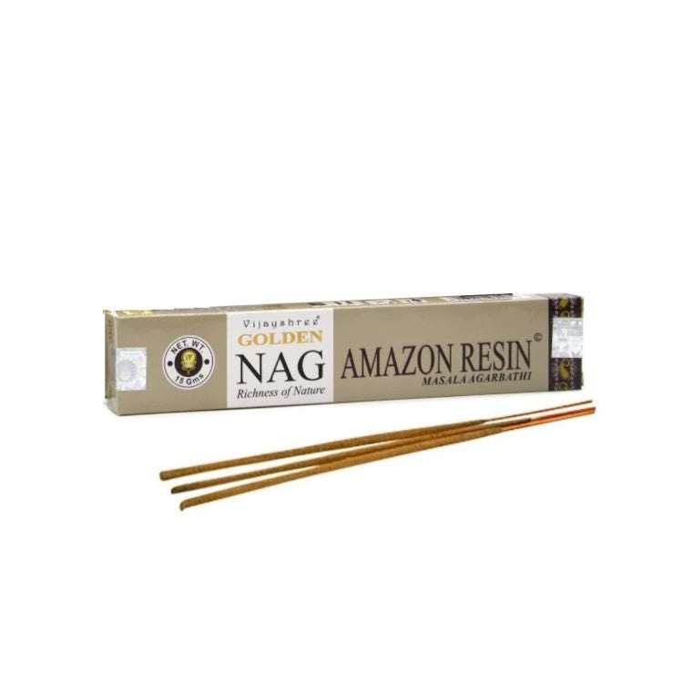 Minor defect Golden Nag - Amazon Resin (Breuzinho) Incense Vijayshree Vijayshree