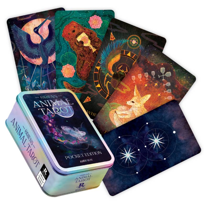 Oriens Animal Tarot Pocket Edition in a Tin Cards Rockpool Rockpool