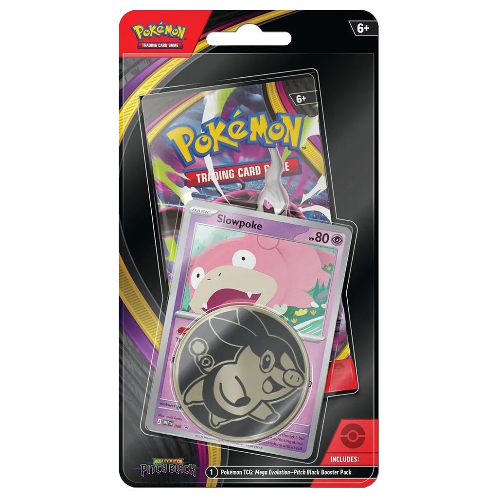 Pokémon Mega Evolution Pitch Black Checklane Blister Slowpoke Pokémon