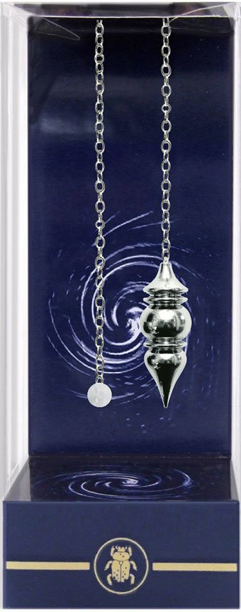 Deluxe Silver Wisdom Chamber Pendulum Lo Scarabeo