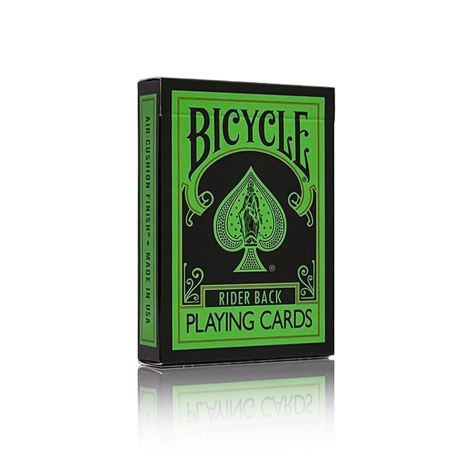 Bicycle Rider Back Reverse Cards Deck (Green & Black) – CardsHouse