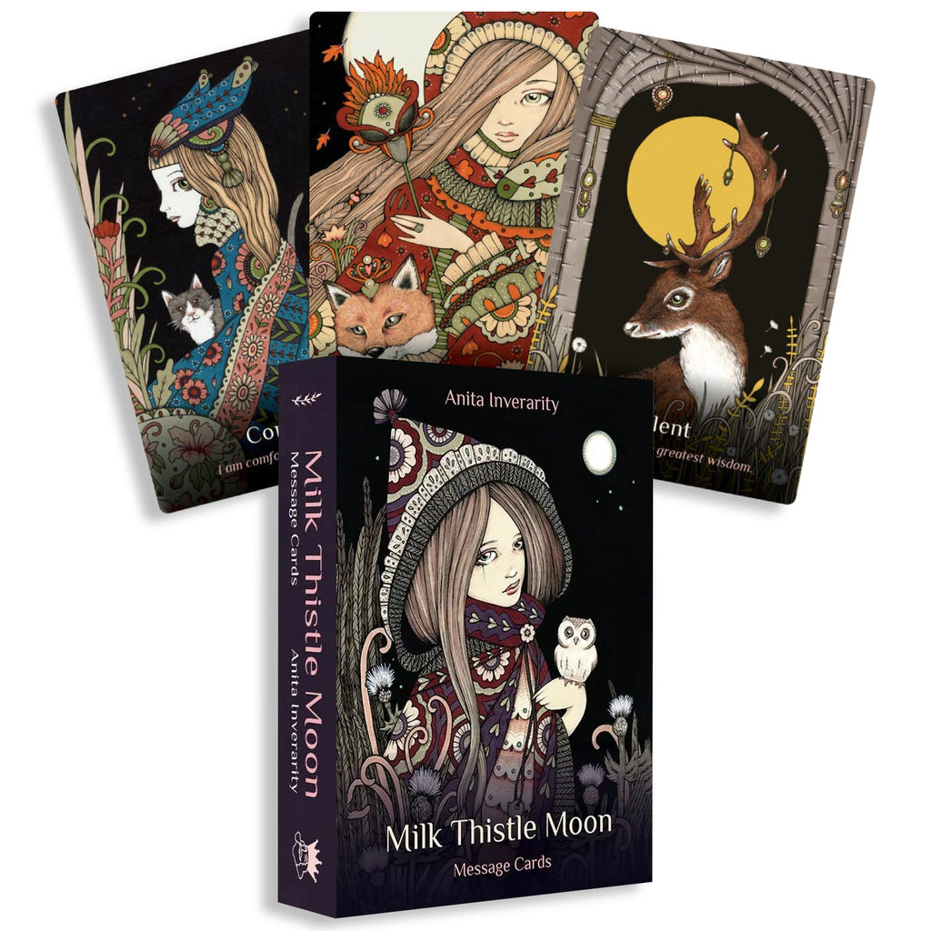 Milk Thistle Moon Message Cards Animal Dreaming Animal Dreaming