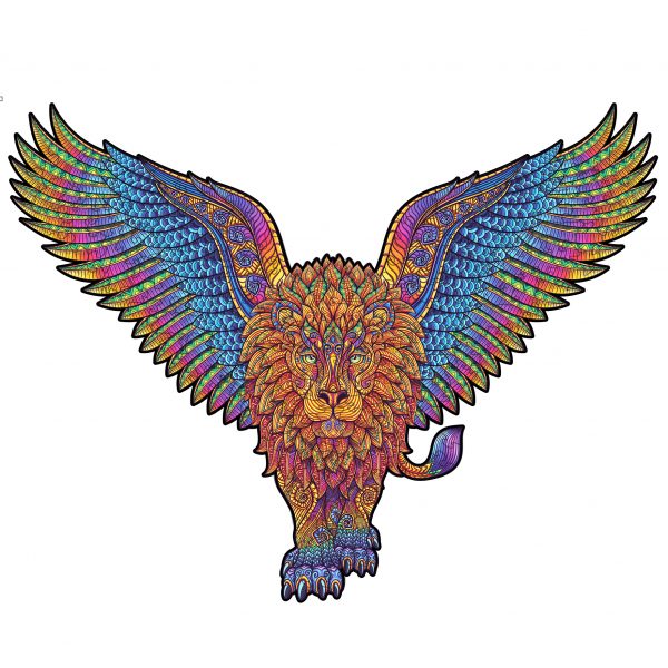 Leo Wooden Puzzle M size 170 pieces Fantasy Puzzles Fantasy Puzzles