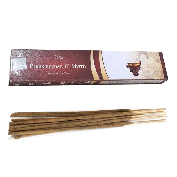 Vedic Frankincense & Myrrh Natural Incense Sticks Aromatika Aromatika
