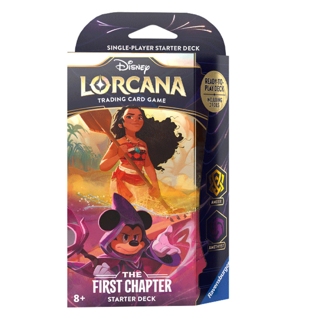 Disney Lorcana: The First Chapter -Amber Amethyst Starter Deck (ENG) Disney Lorcana