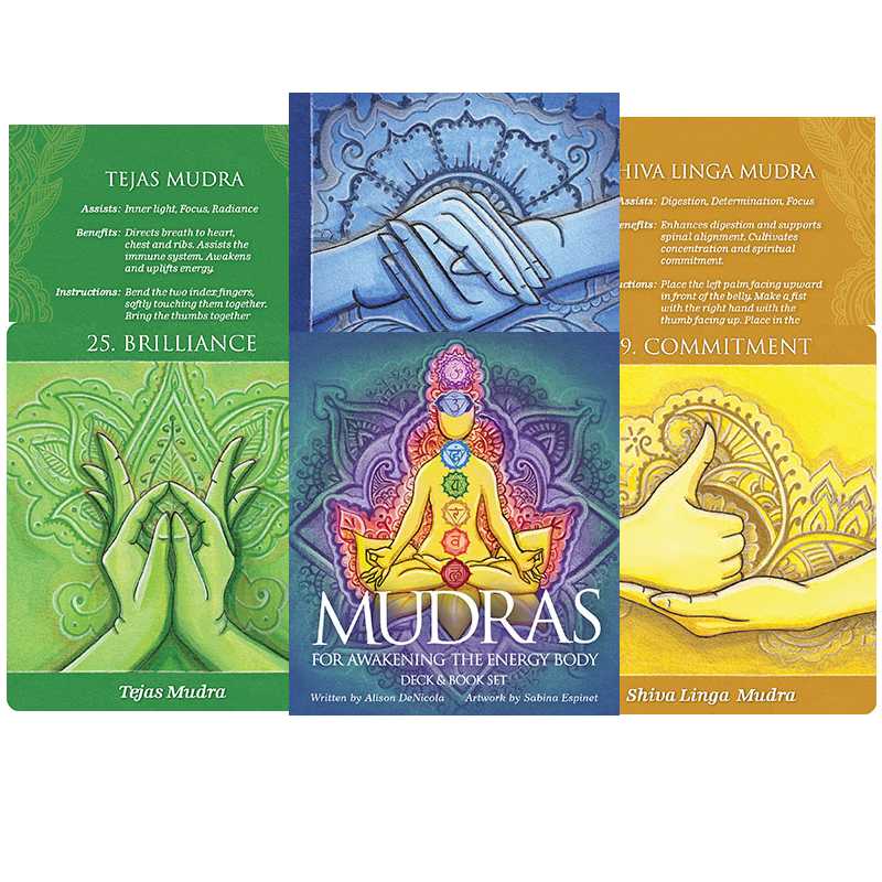 Mudras for Awakening the Energy Body deck and book set US Games Systems US Games Systems