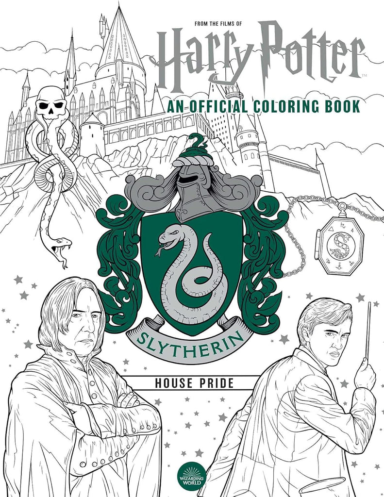 Harry Potter: Slytherin House Pride: The Official Coloring Book Insight Editions Insight Editions
