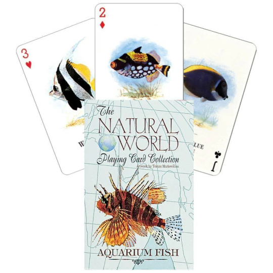 Aquarium Fish of the Natural World playing cards US Games Systems