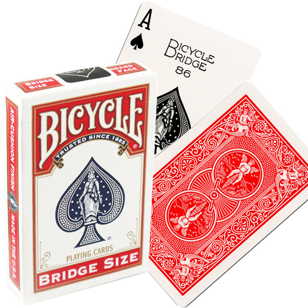 Bicycle Rider Back Bridge Size cards deck (Red) Bicycle