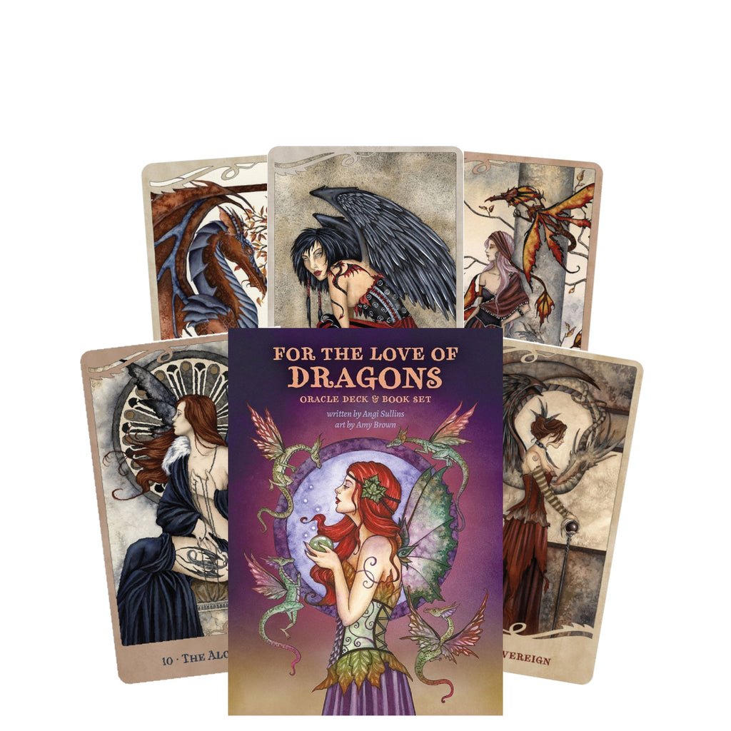 For The Love Of Dragons Oracle Cards and Book set US Games Systems US Games Systems