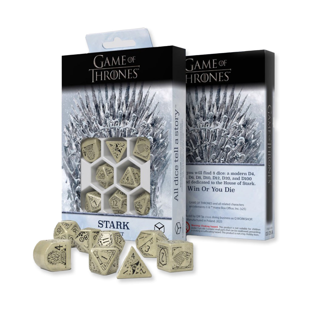Game of Thrones. Stark Dice Set Q-WORKSHOP Q-Workshop