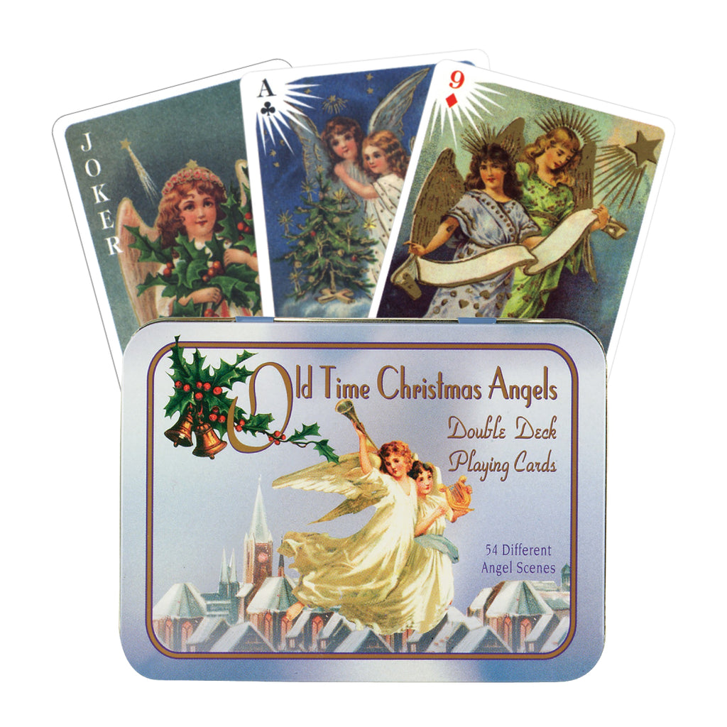 Old Time Christmas Angels playing cards set (double deck) US Games Systems