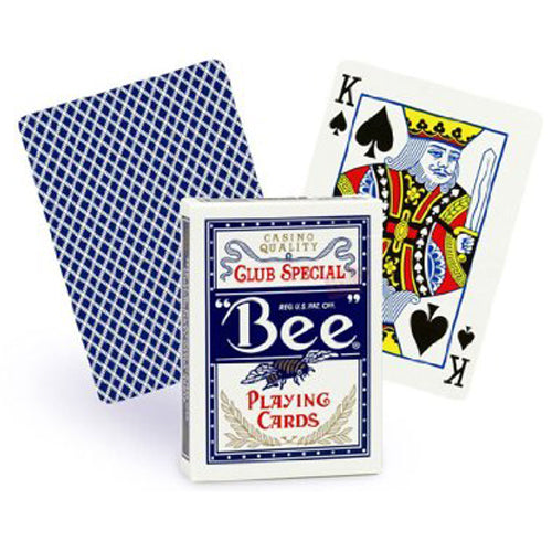 Bee Standard poker cards (Blue) Bicycle