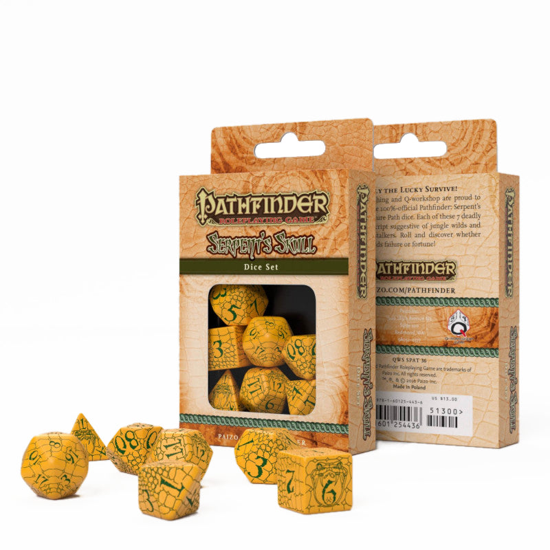 Pathfinder Serpents Skull RPG Dice Set Q-Workshop