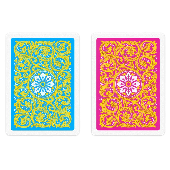 Neoteric Poker Jumbo Index Double Deck (yellow, pink, blue) Copag