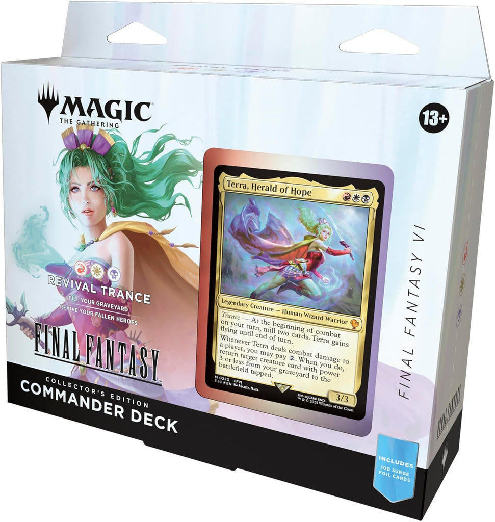 Magic The Gathering: Final Fantasy Revival Trance Commander Deck Collector's Edition (Final Fantasy VI) Magic The Gathering