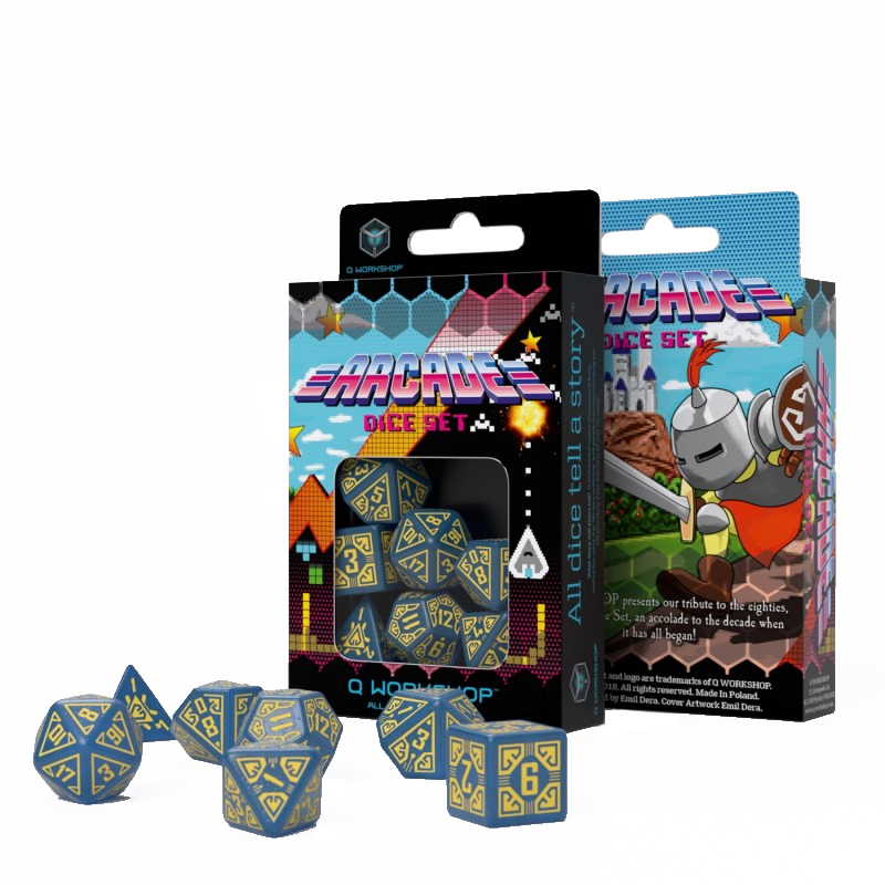 Arcade RPG Dice Set Q-Workshop