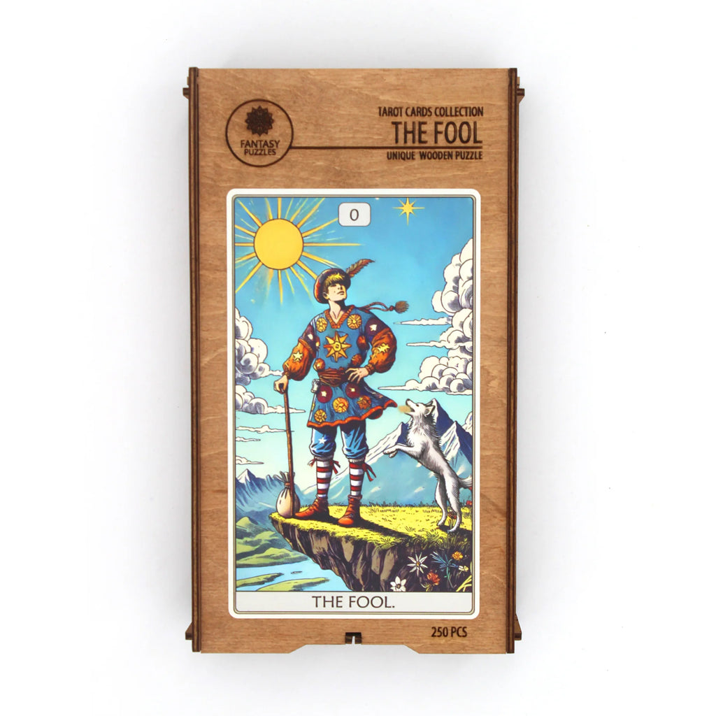 The Fool: Tarot Wooden Puzzle 250 pieces Fantasy Puzzles – CardsHouse