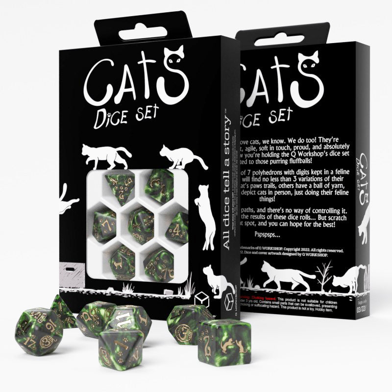 CATS Dice Set Pixel Q-Workshop